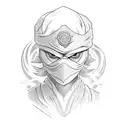 Ninja tattoo design idea