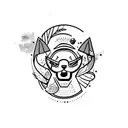 the name "jam" but hidden tattoo design idea