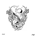 Jam hidden tattoo design idea