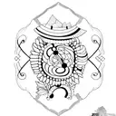 Jam hidden tattoo design idea