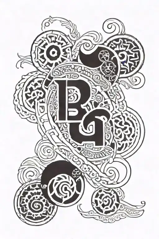 the biblical scripture Phillipians 4:8. Also has an African andinkra symbol and pays homage to the states of Mississippi tattoo design idea