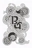 the biblical scripture Phillipians 4:8. Also has an African andinkra symbol and pays homage to the states of Mississippi tattoo design idea