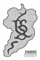 the biblical scripture Phillipians 4:8. Also has an African andinkra symbol and pays homage to the states of Mississippi tattoo design idea