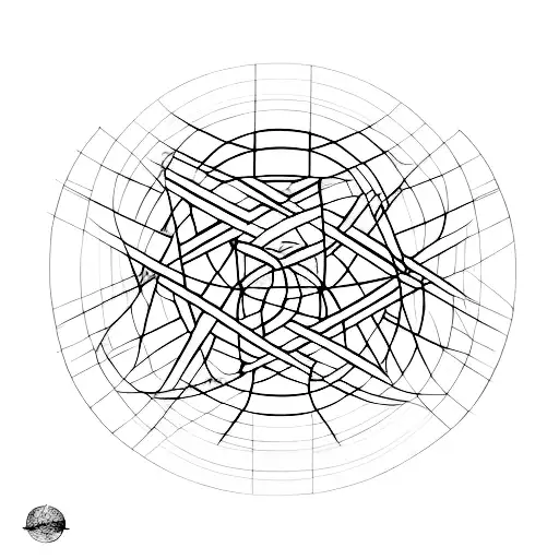 lines, kobe bryant, sound of silence notes in pentagram tattoo design idea