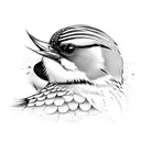 meadowlark tattoo design idea