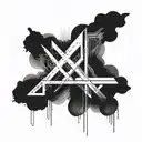 Incorporate the Roman numerals II VI XXIV in a creative and abstract way tattoo design idea