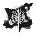 Incorporate the Roman numerals II VI XXIV in a creative and abstract way tattoo design idea