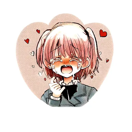 Crying Heart tattoo design idea