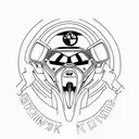 BMW E30 drifting tattoo design idea