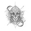 skateboard old school tattoo design idea