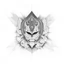 murugan vel tattoo design idea