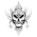 murugan vel tattoo design idea