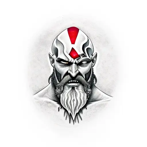 Kratos - God of War tattoo by Mashkow Tattoo | Post 30910