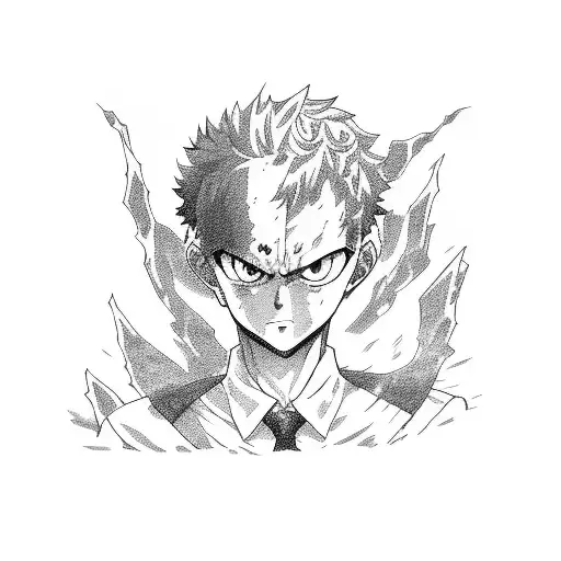 my hero academia tattoo design idea