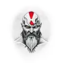 kratos tattoo design idea