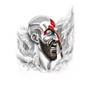 kratos tattoo design idea