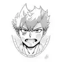 my hero academia tattoo design idea