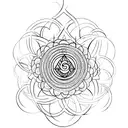 The heart chakra, also known as Anahata, is the fourth chakra and is associated with the element of air. tattoo design idea