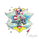 cinema tattoo design idea