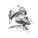 world war 2 British  tattoo design idea