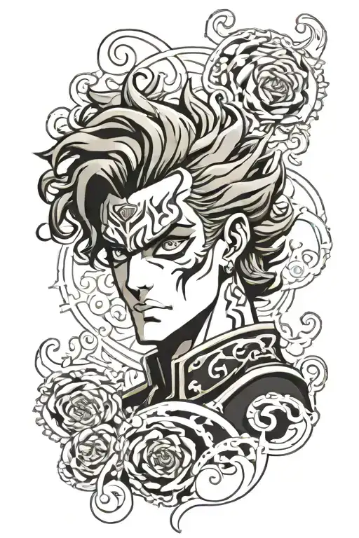 jojos bizarre adventure Dio Brando tattoo design idea