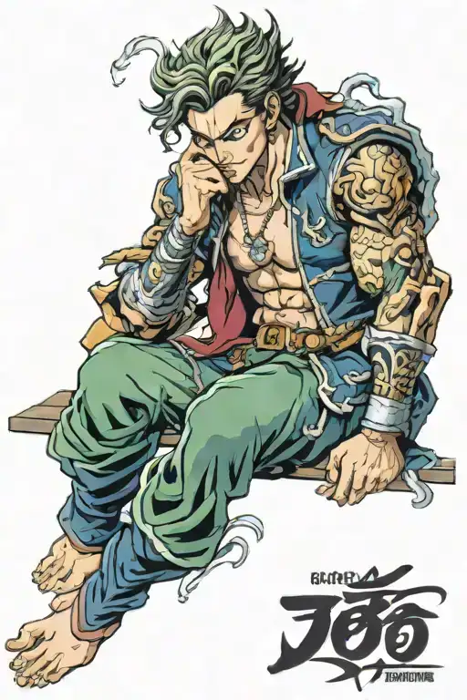 jojos bizarre adventure Dio Brando tattoo design idea