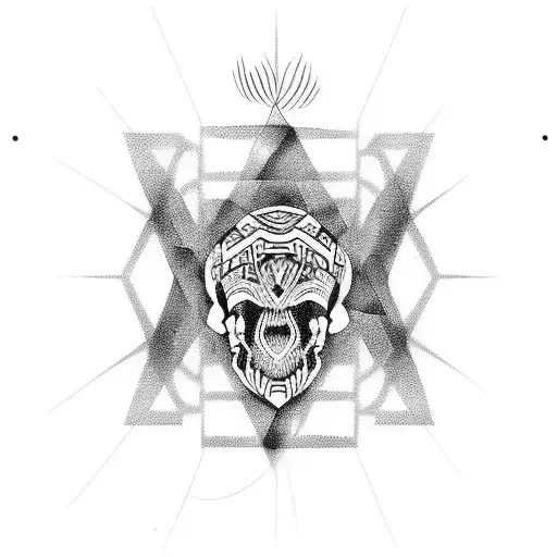 mind over matter tattoo design idea