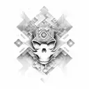 mind over matter tattoo design idea