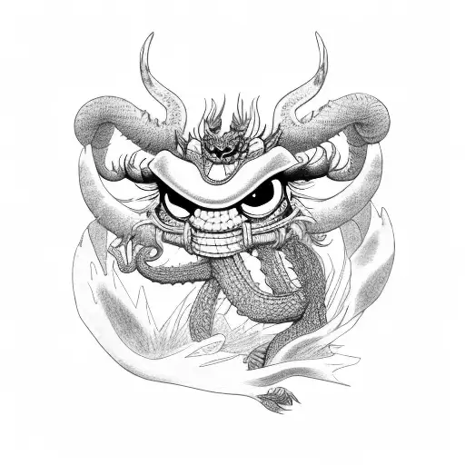 mushu tattoo design idea