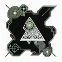 ufo abuctiong someone tattoo design idea