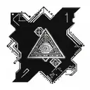 ufo abuctiong someone tattoo design idea