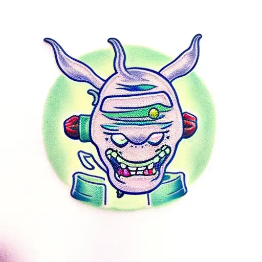 pickle Rick  tattoo design idea