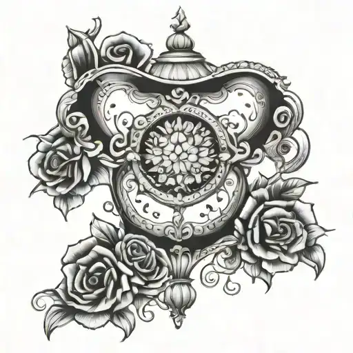 carousel tummy tuck tattoo design tattoo design idea