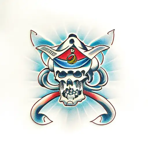 red deer tattoo design idea