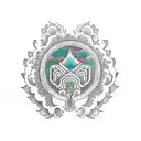 Phoenix tattoo design idea