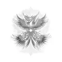 Phoenix tattoo design idea