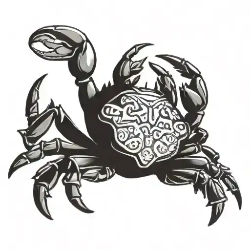 Maryland Blue Crab tattoo design idea