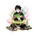 black clover  tattoo design idea