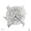 the elder scrolls Skyrim Logo tattoo design idea