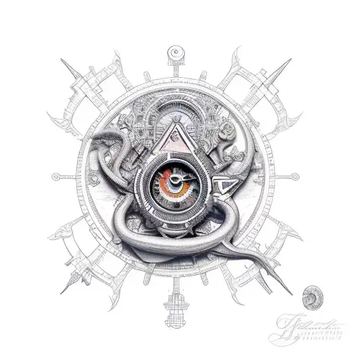 'if you wait by the river of resources long enough you will see your enemies float by'' tattoo design idea