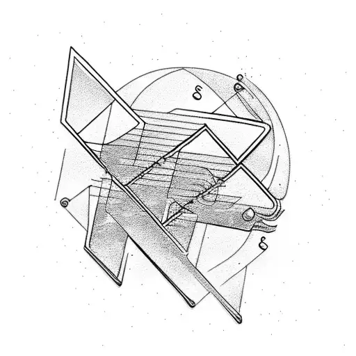 letters K J S using morse code tattoo design idea