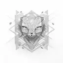 Diamond tattoo design idea