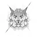 Diamond tattoo design idea