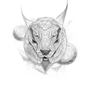 Diamond tattoo design idea