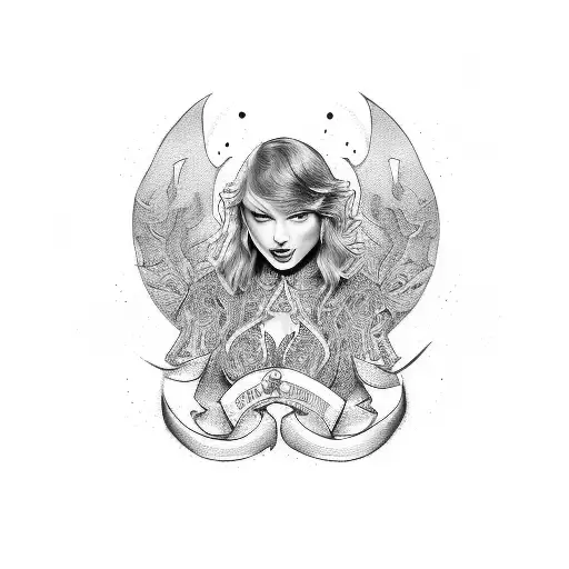 Taylor Swift tattoo design idea