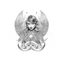 Taylor Swift tattoo design idea