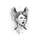 Taylor Swift tattoo design idea