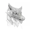 Diamond tattoo design idea