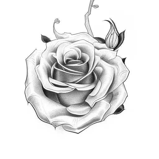 rosa de eladio carrion tattoo design idea