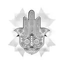 Hamsa Symbol tattoo design idea